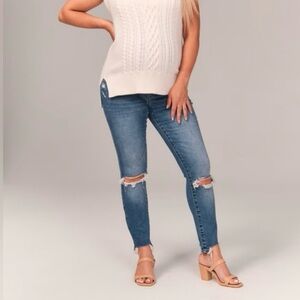 Abercrombie Maternity Distressed Ankle Jeans Size 25